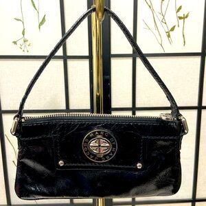Marc by Marc Jacobs small black patent leather handbag